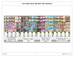 16ft Tableware 2014 - Your Dollar Store With More
