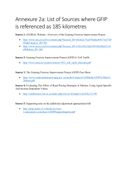 Annexure 2a: List of Sources where GFIP is referenced as 185
