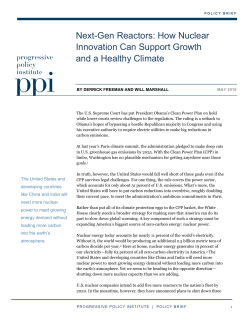 Next-Gen Reactors: How Nuclear Innovation Can Support Growth