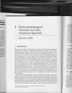 4 Socia-phonological Variation in Latin