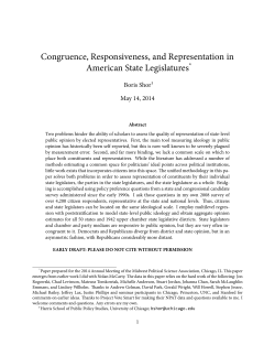 Congruence, Responsiveness, and