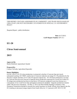 2015 Citrus Semi-annual EU-28