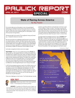 special - Paulick Report