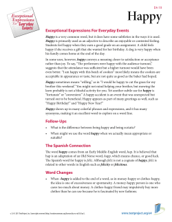 E4-19 Happy - TextProject