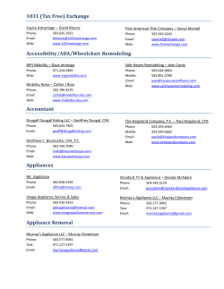 Preferred Vendor List