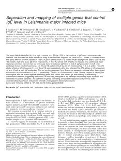 Separation and mapping of multiple genes that control