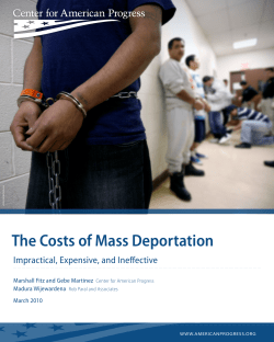 The Costs of Mass Deportation - Center for American Progress