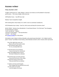 assembly in brief - John Burroughs School