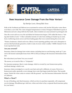 Does Insurance Cover Damage From the Polar Vortex?