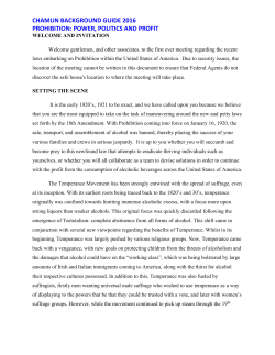 chamun background guide 2016 prohibition: power, politics and profit