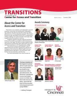 CAT Newsletter - University of Cincinnati