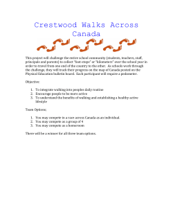 Crestwood Walks Across Canada