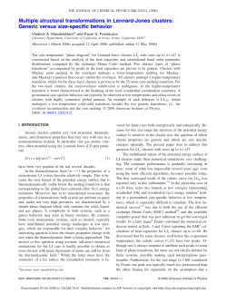 Multiple structural transformations in Lennard-Jones