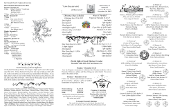 Christmas Mass Schedule