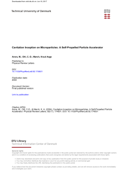 Cavitation Inception on Microparticles: A Self