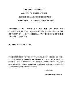 Factors Affecting Success of Induction of Labor among Women