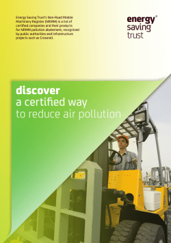 discover a certified way to reduce air pollution