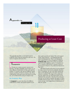 Producing at Least Cost