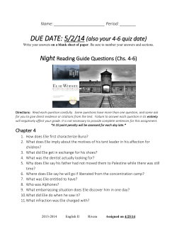 DUE DATE: 5/2/14 (also your 4