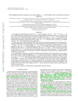 The morphologies of massive galaxies from z~ 3