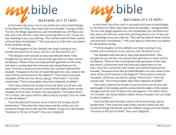 21 And when they drew near to Jerusalem and came to Beth