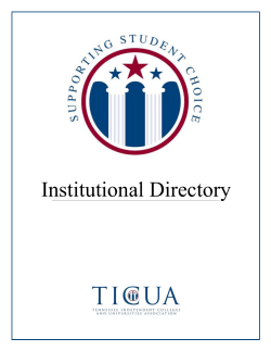 Institutional Directory