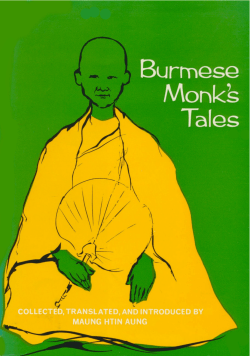 Burmese Monk`s Tales