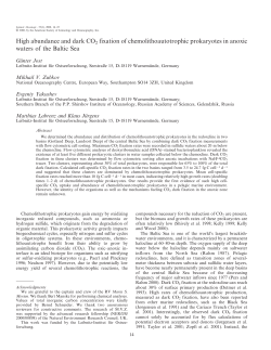 Limnol Oceanogr 53 - Leibniz-Institut f&uuml;r Ostseeforschung