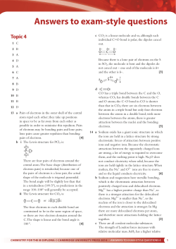 Answers to exam-style questions - Cambridge Resources for the IB