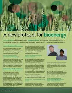A new protocol for bioenergy