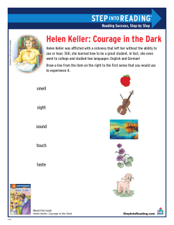 Helen Keller: Courage in the Dark