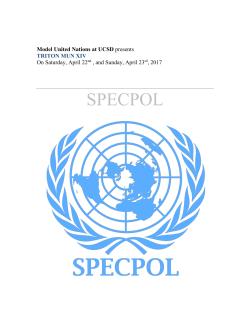 specpol - UCSD MUN