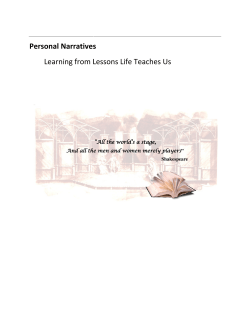 Personal Narratives Unit