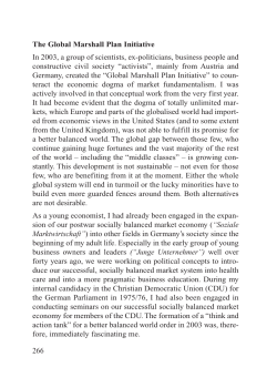 The Global Marshall Plan Initiative from VISION WORKS, 2008