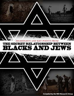 blacks and jews - NOI Research Group