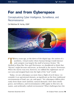 For and from Cyberspace - Homeland Security Digital Library
