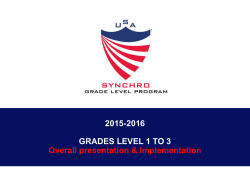 2015-2016 GRADES LEVEL 1 TO 3 Overall