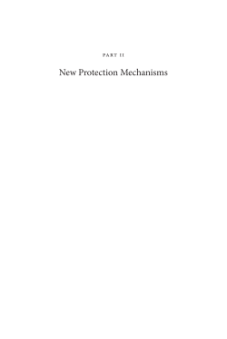 New Protection Mechanisms