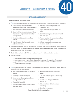 Lesson 40 - Logic of English