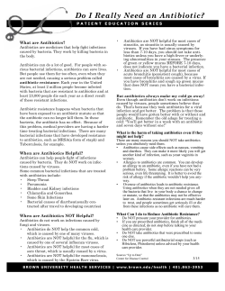 Do I Really Need an Antibiotic?