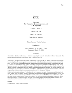 R. v. H. - Wells Criminal Law