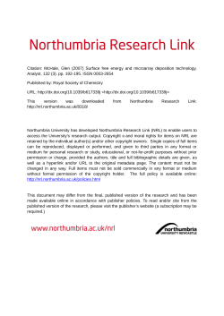 - Northumbria Research Link