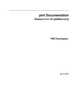pint Documentation