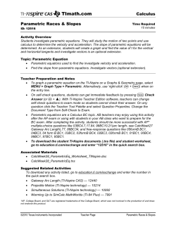 Teacher Notes PDF - TI Education