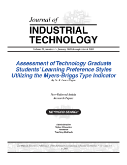 Assessment of Technology Graduate Students` Learning