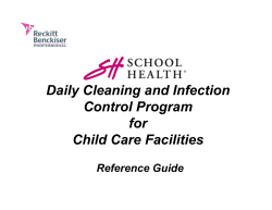 Daily Cleaning and Infection Control Program for