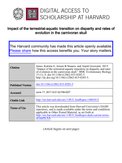 Full Text - Digital Access to Scholarship at Harvard