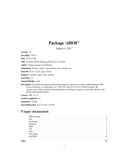 Package `eHOF`