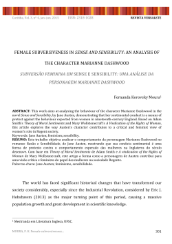 female subversiveness in sense and sensibility