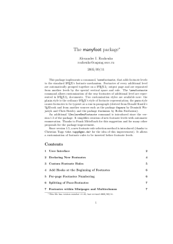 manyfoot - UNL | Math | Mirror